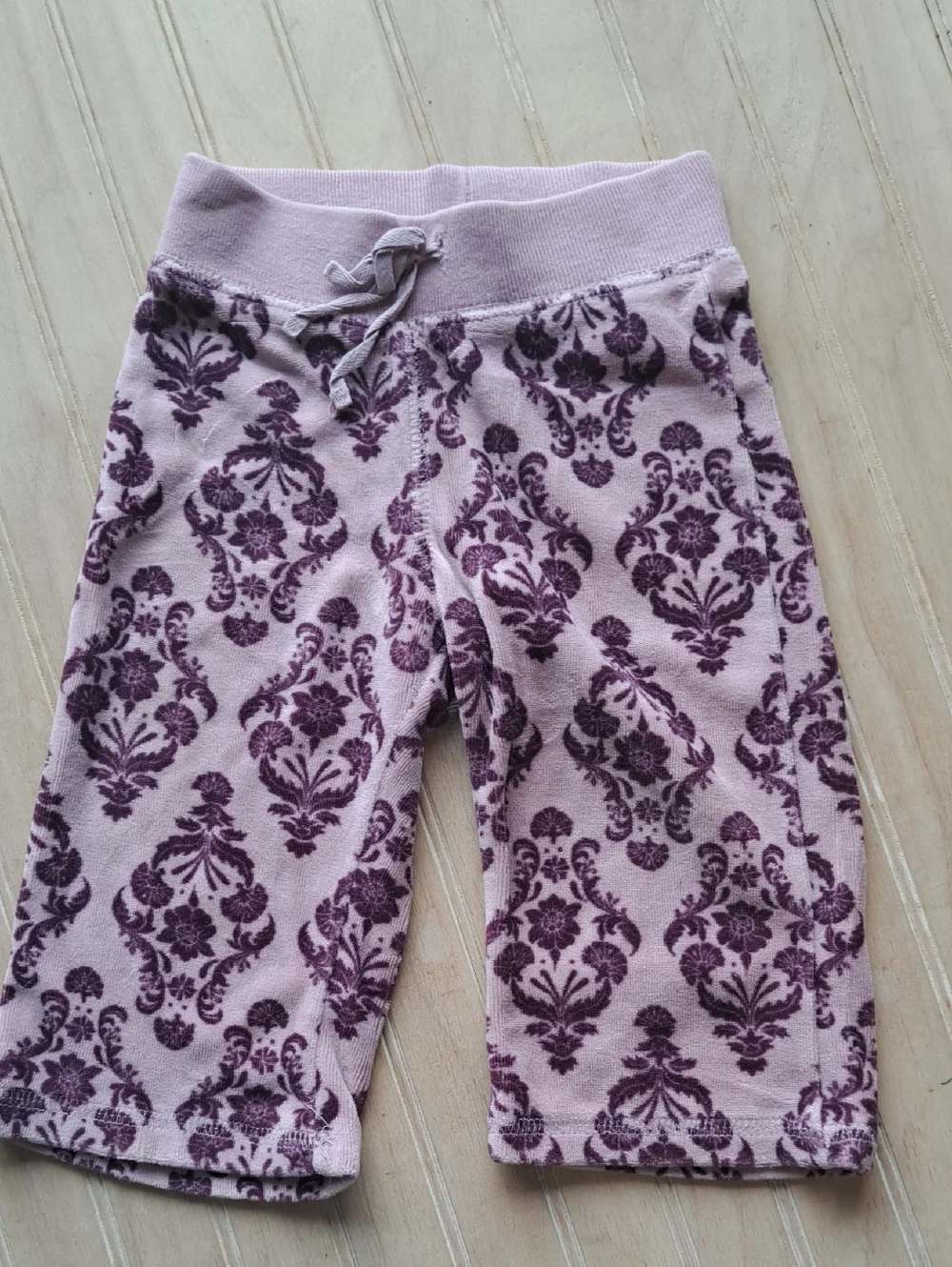 Old Navy Baby Damask Fleece Hoodie & Pants 2-Piece Set Cozy 6-12 Months Infant